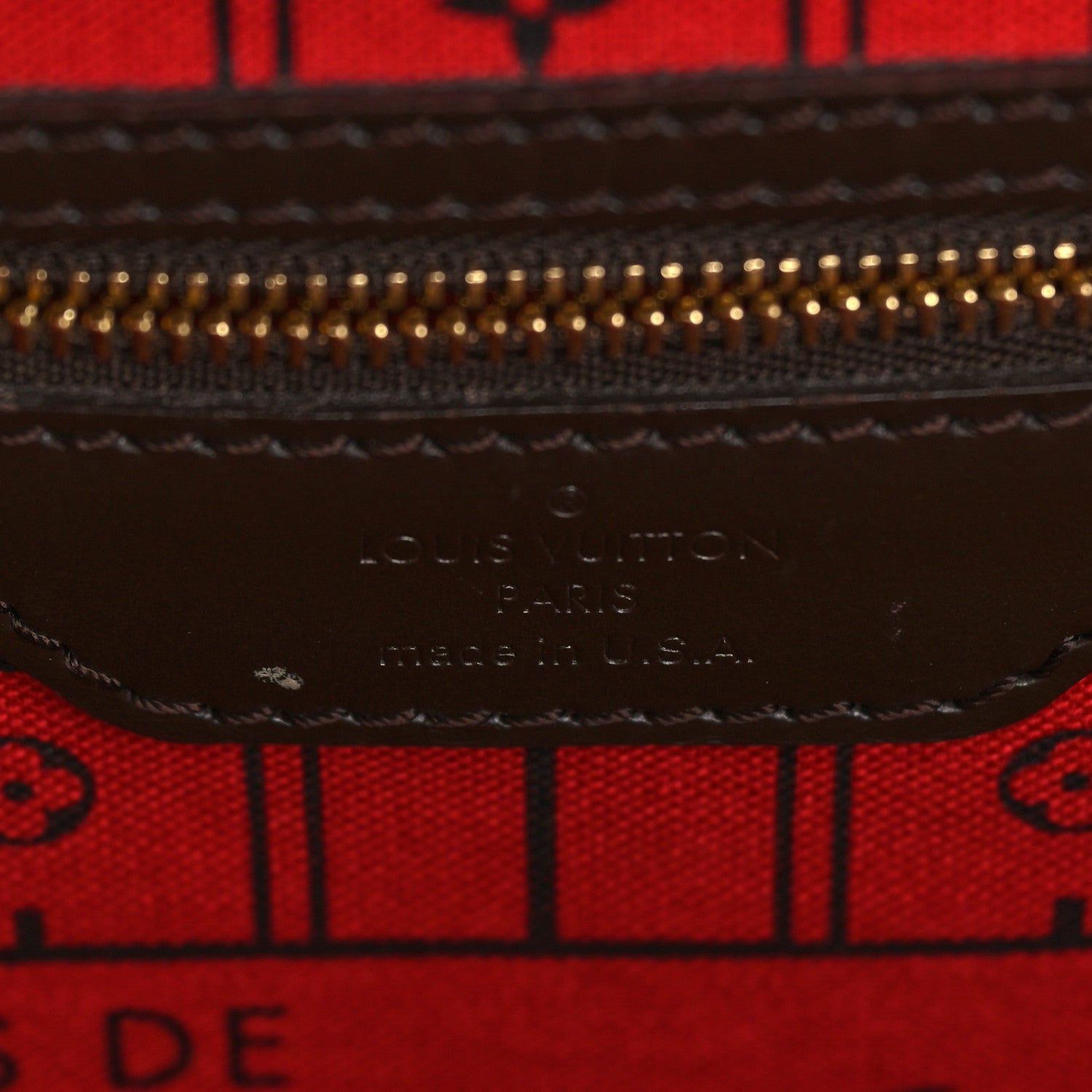 Louis Vuitton Damier Ebene Neverfull MM 6 of 9