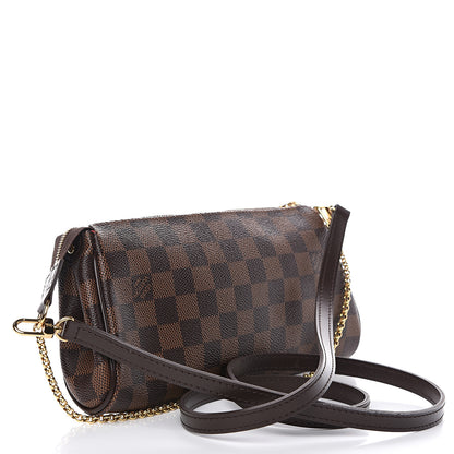 Louis Vuitton Damier Ebene Eva Clutch 2 of 8