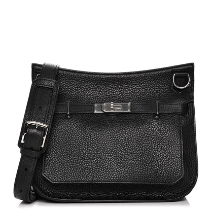 Hermes Taurillon Clemence Jypsiere 28 Black 1 of 14