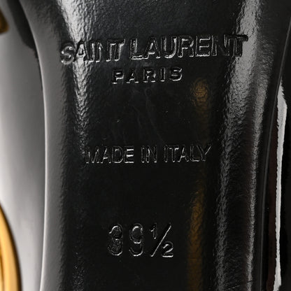 Saint Laurent Patent Opyum 110 Pumps 39.5 Black Gold 8 of 10