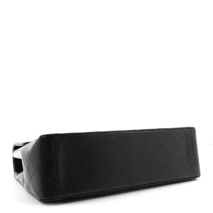 Chanel Lambskin Quilted XL Jumbo Single Flap Black 4 of 11