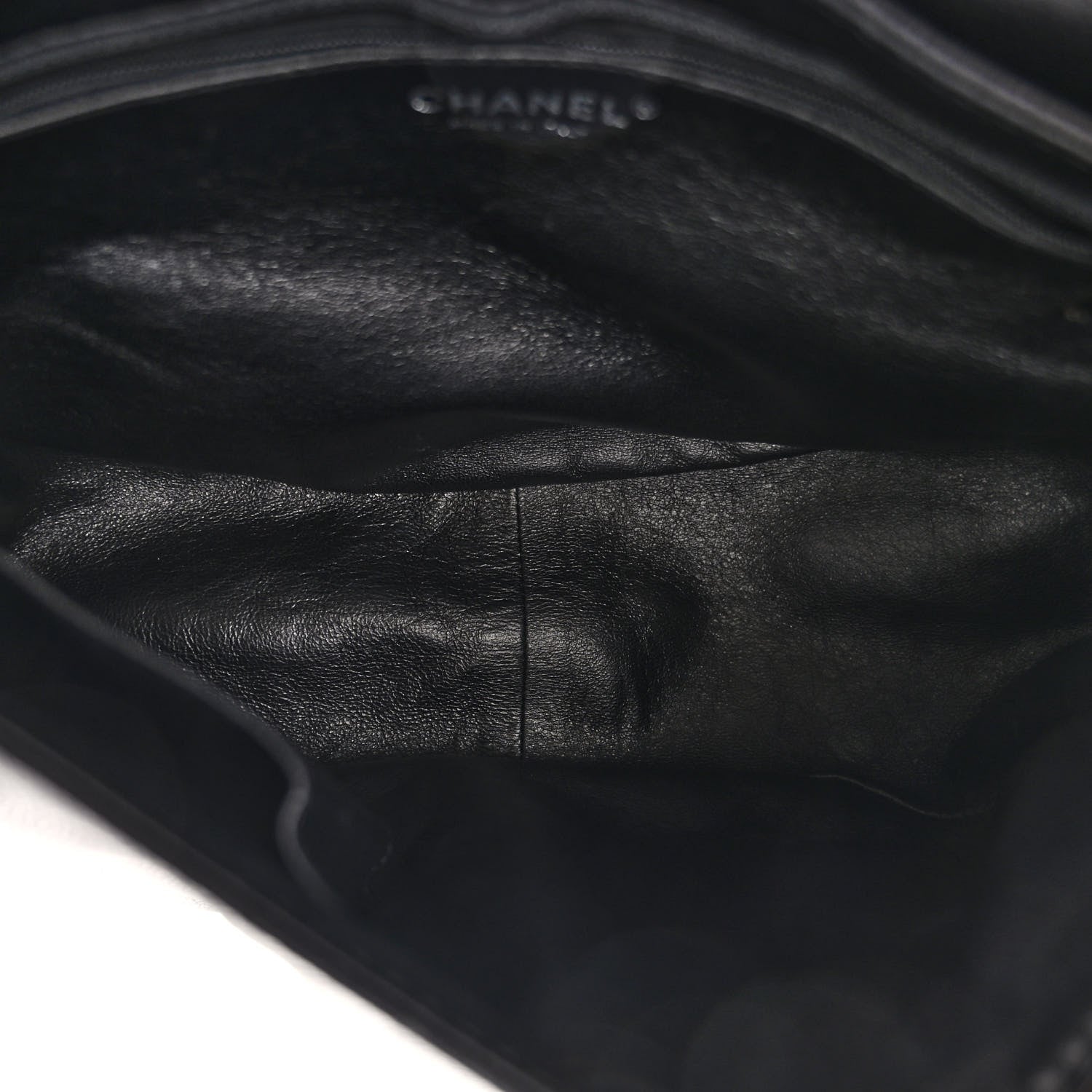 Chanel Caviar Half Moon Large Flap Black 5 of 10