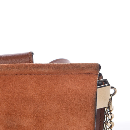Chloe Suede Calfskin Mini Faye Bracelet Bag Tobacco 11 of 13