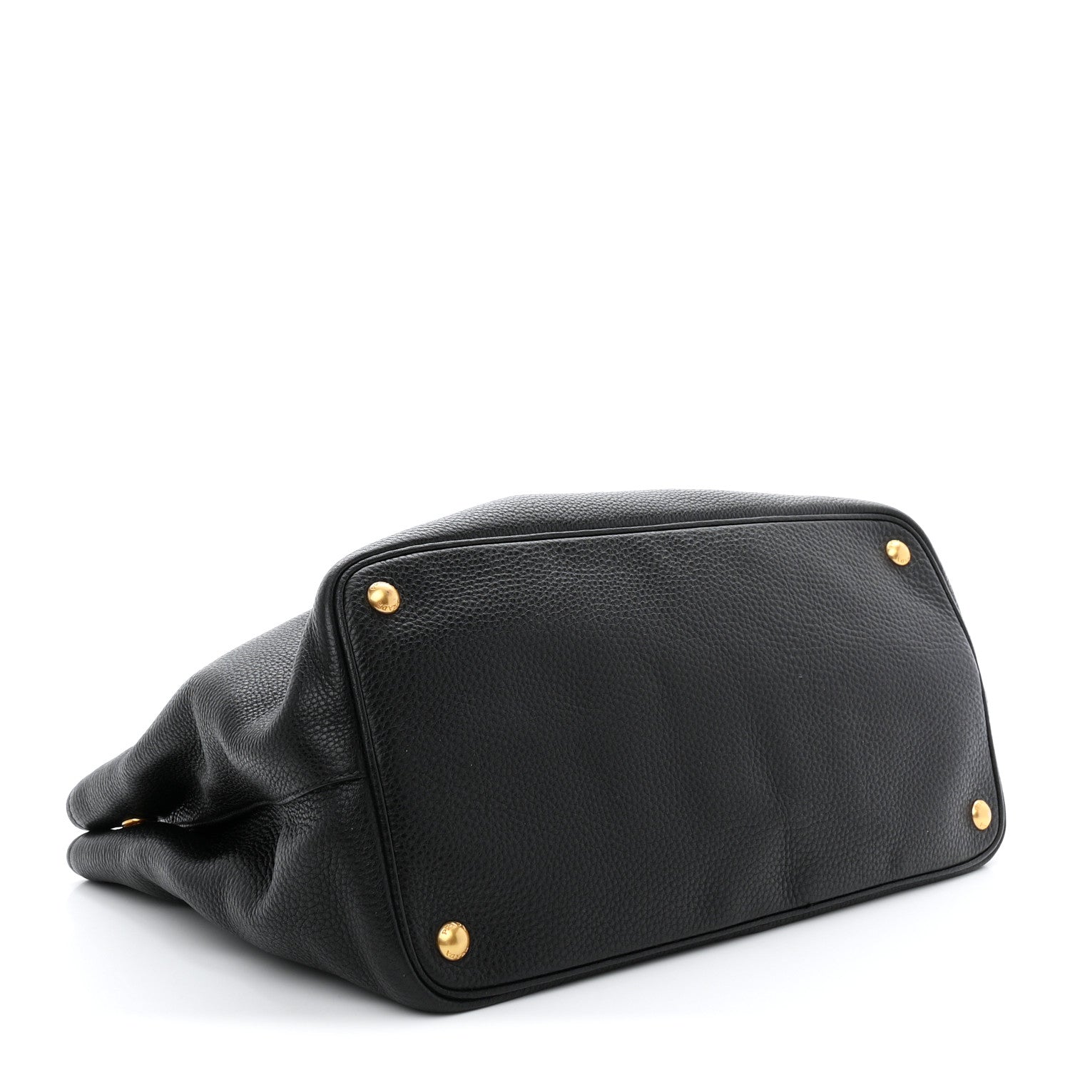 Prada Vitello Daino Tote Black 4 of 11
