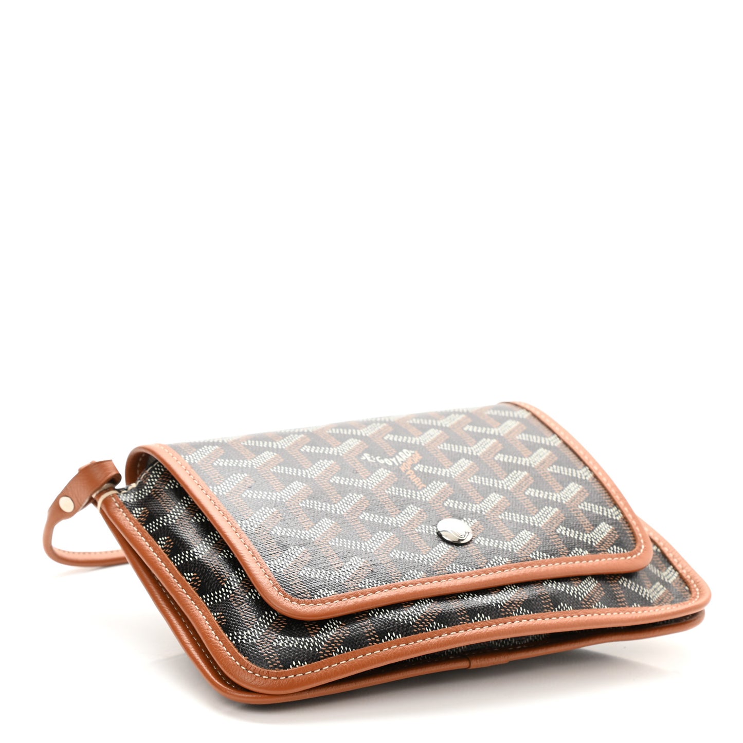 Goyardine Plumet Wallet Clutch Black Gold