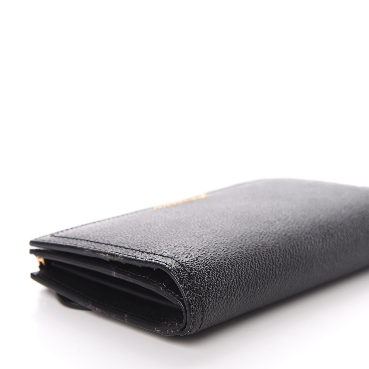 Burberry Grained Calfskin Zip Wallet Black 6 of 9