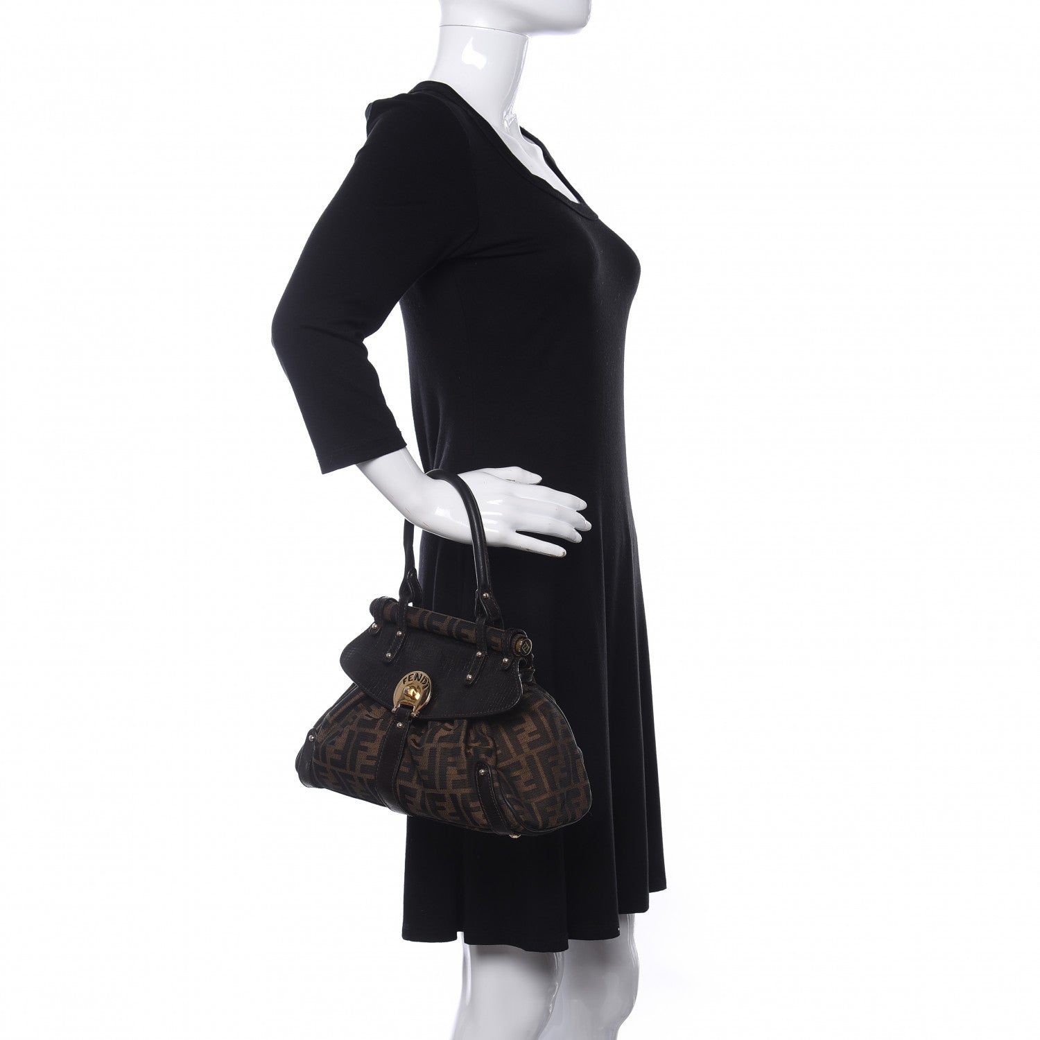 Fendi Zucca Small Magic Bag Tobacco 2 of 8