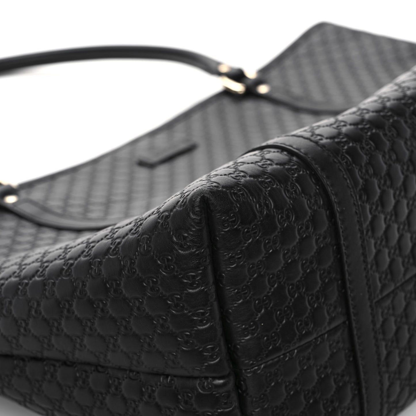 Microguccissima Medium Joy Tote Black