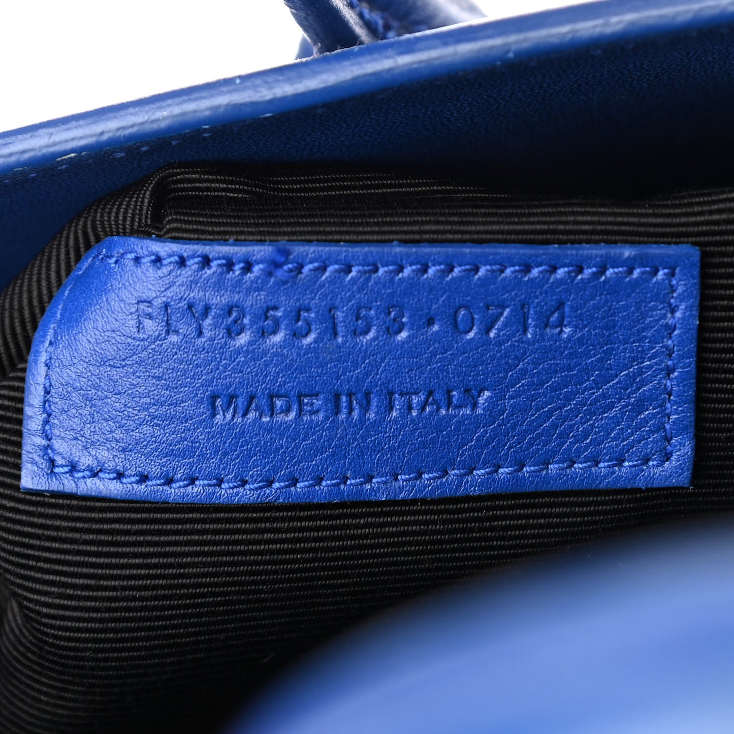 Calfskin Small Sac De Jour Blue Majorelle
