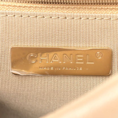 Chanel Lambskin Quilted Large Chanel 19 Flap Dark Beige 6 of 10