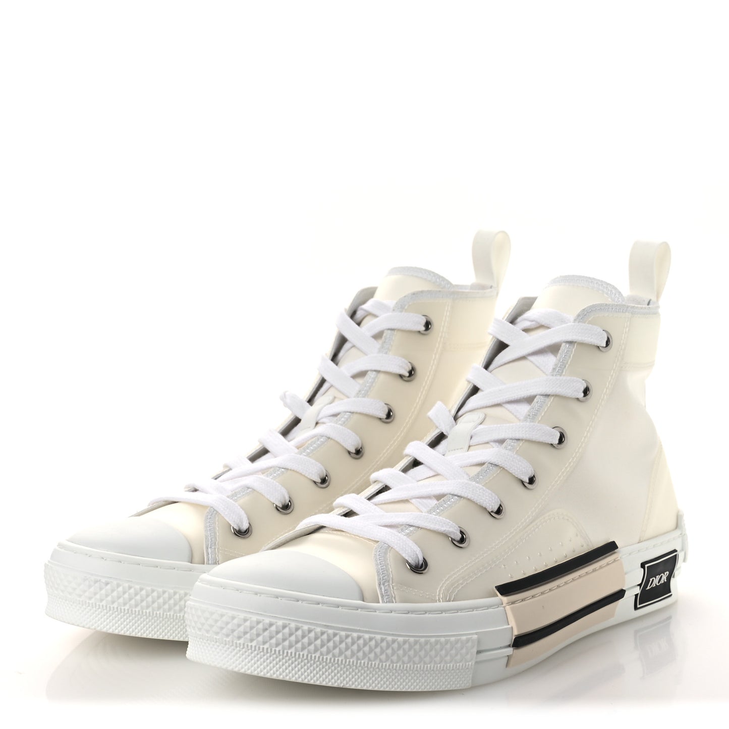 Canvas Mens B23 High Top Sneakers 42.5 White