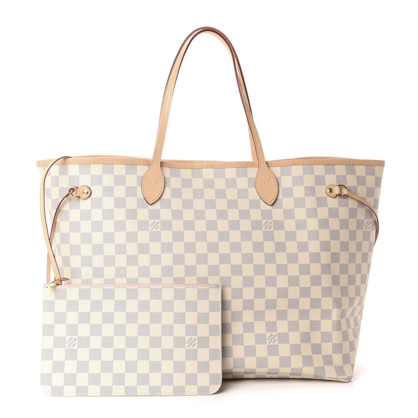 Damier Azur Neo Neverfull GM Rose Ballerine