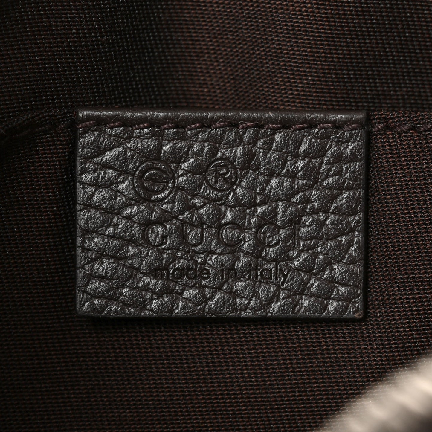 Monogram Belt Bag Dark Brown