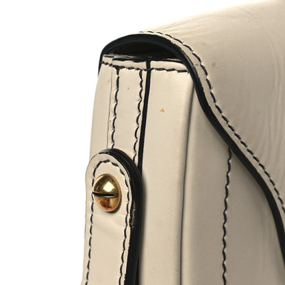 Christian Dior Calfskin D Fence Saddle Bag Latte 9 of 14