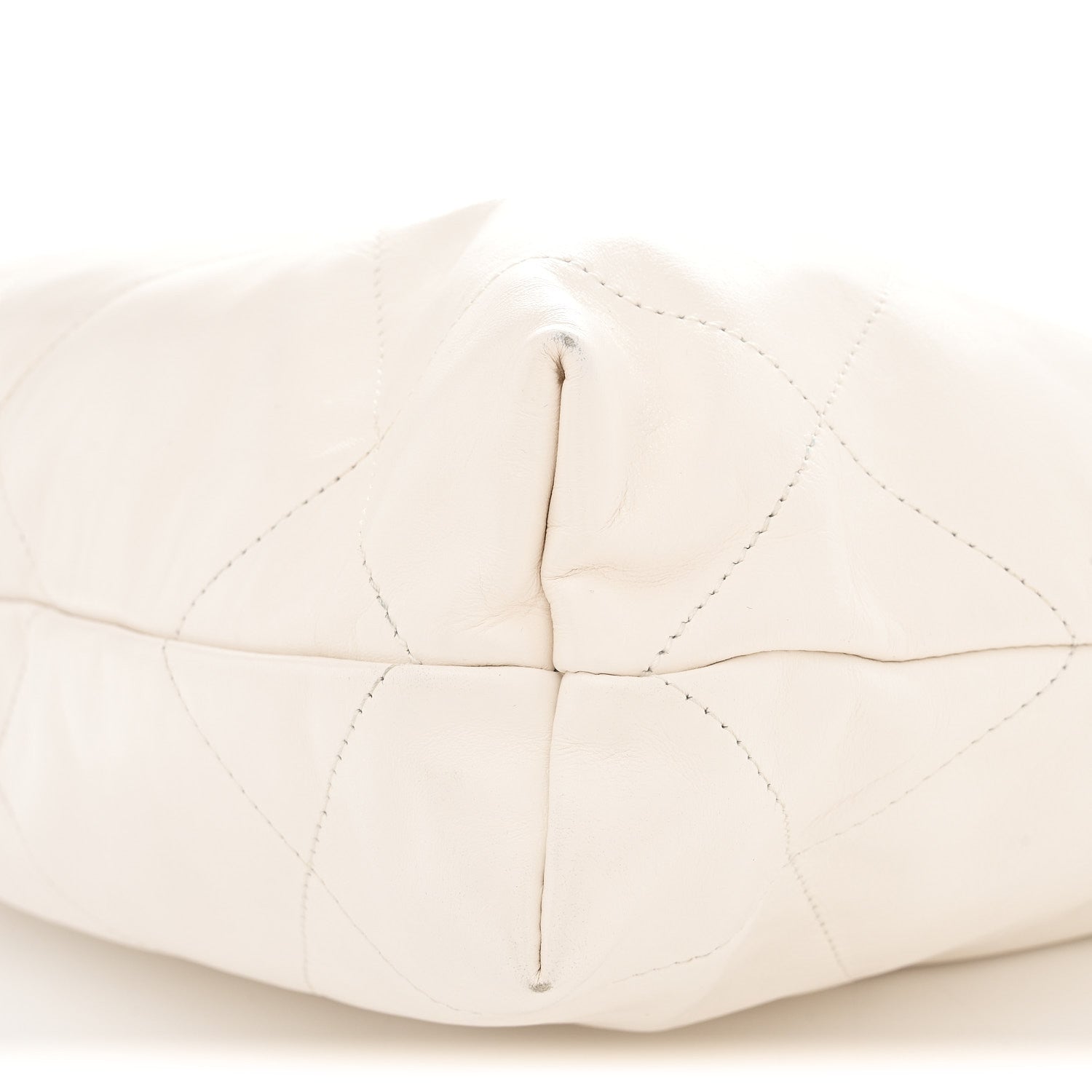 Chanel Shiny Calfskin Quilted Small Chanel 22 White 11 of 12