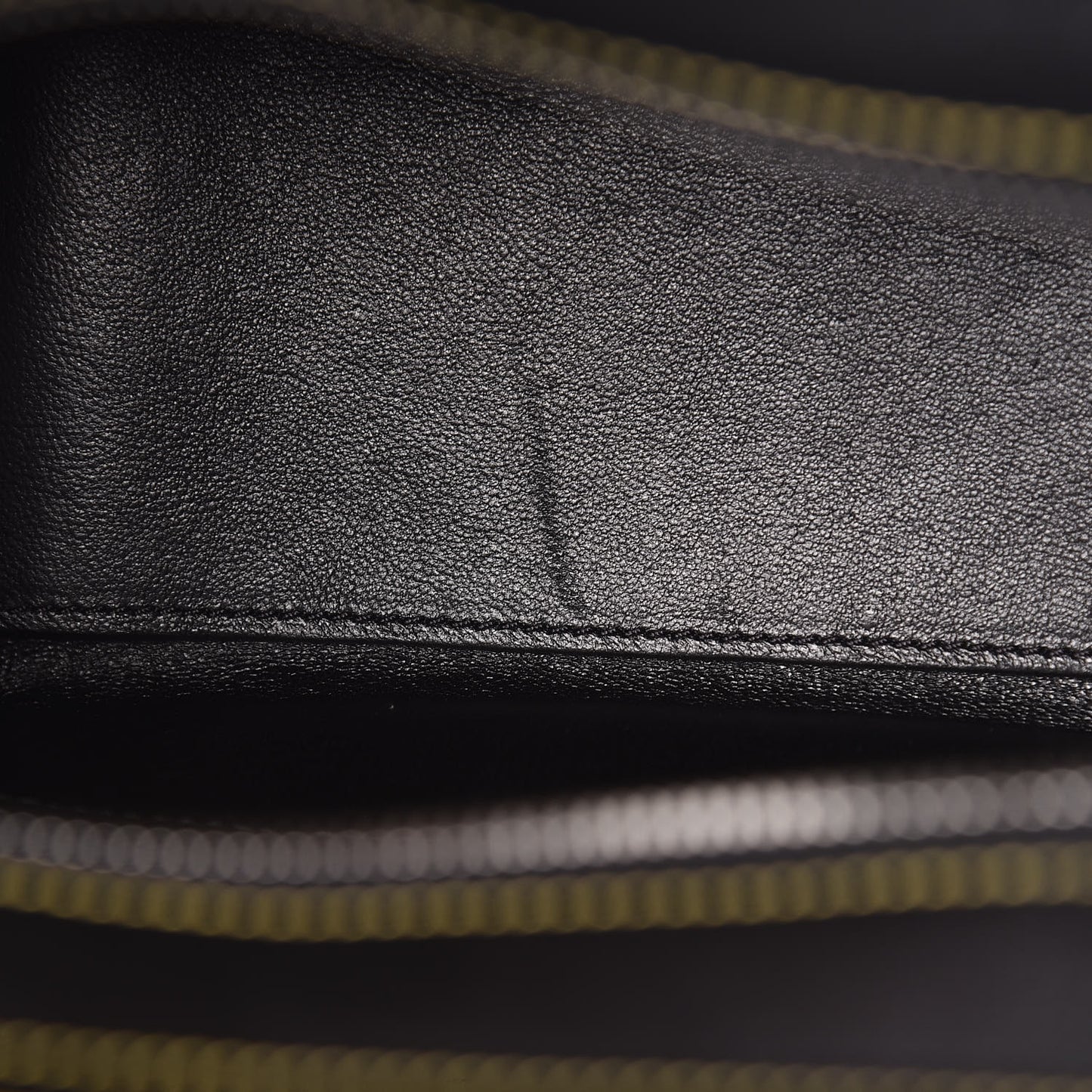 Satin Calfskin Nano Debossed Luggage Black