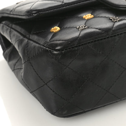 Chanel Lambskin Quilted Studded Mini Rectangular Flap Black 8 of 13