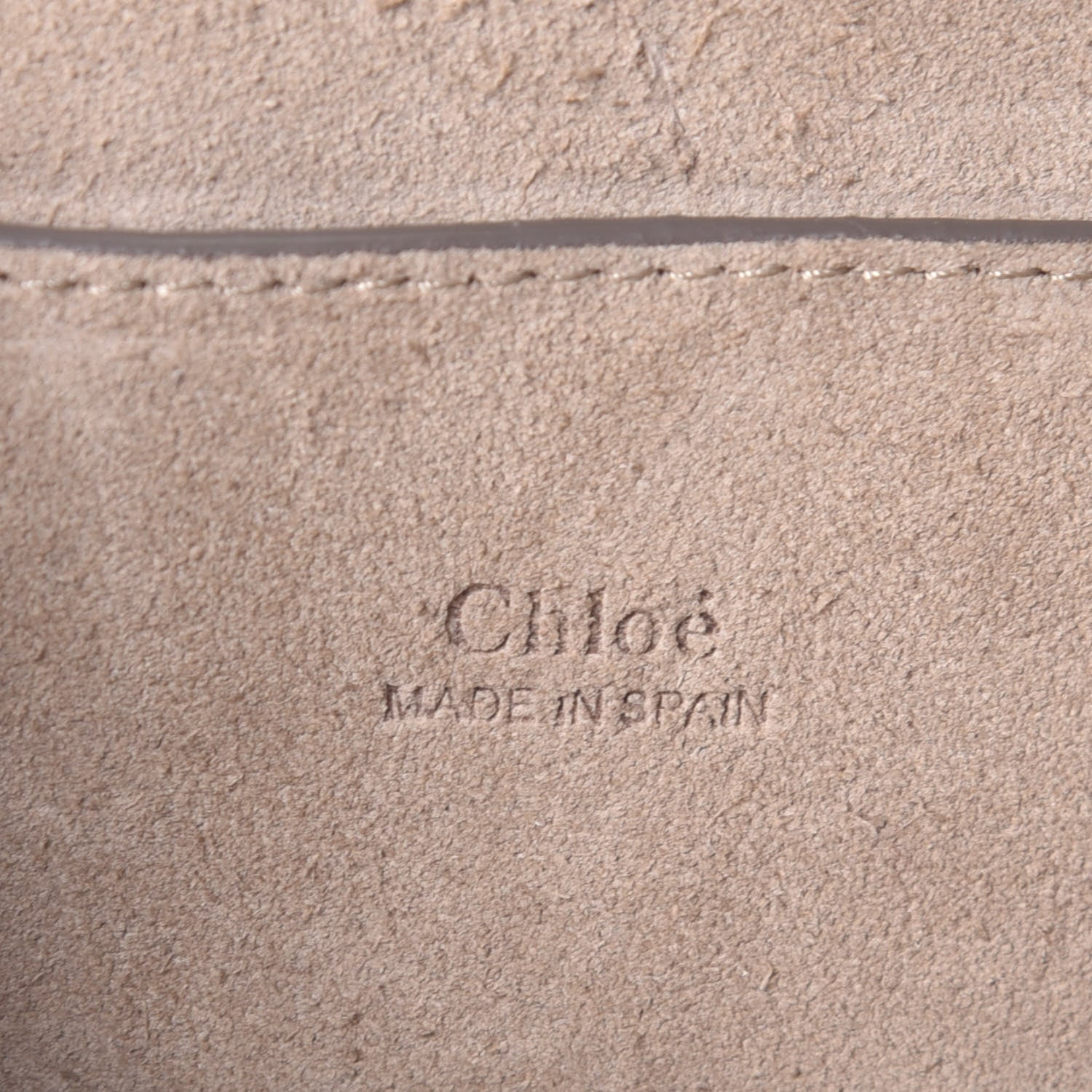 Chloe Suede Calfskin Mini Faye Bracelet Bag Motty Grey 6 of 8