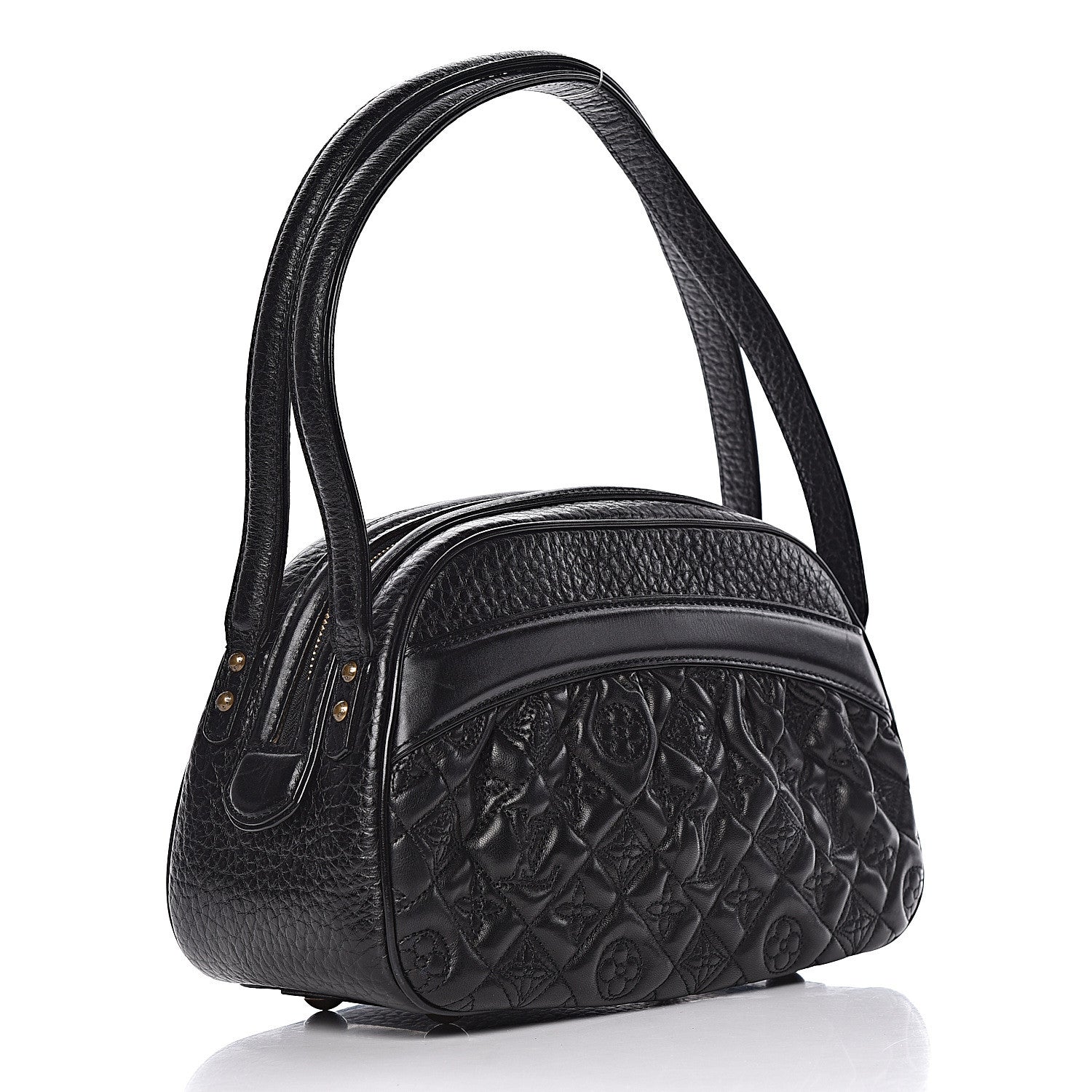 Louis Vuitton Lambskin Vienna Klara Black 3 of 9