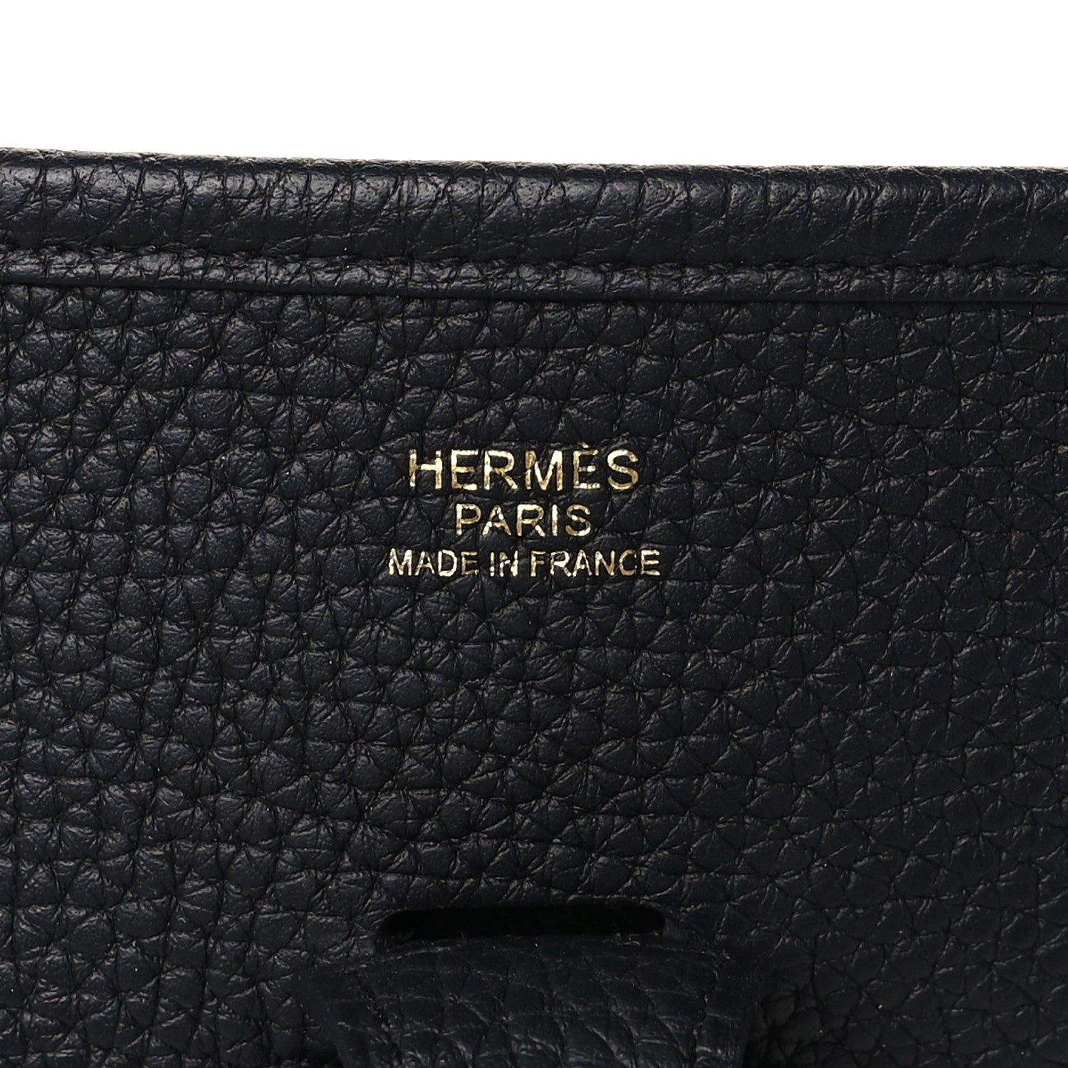 Hermes Taurillon Clemence Cavale Sangle Evelyne III PM Black 6 of 8