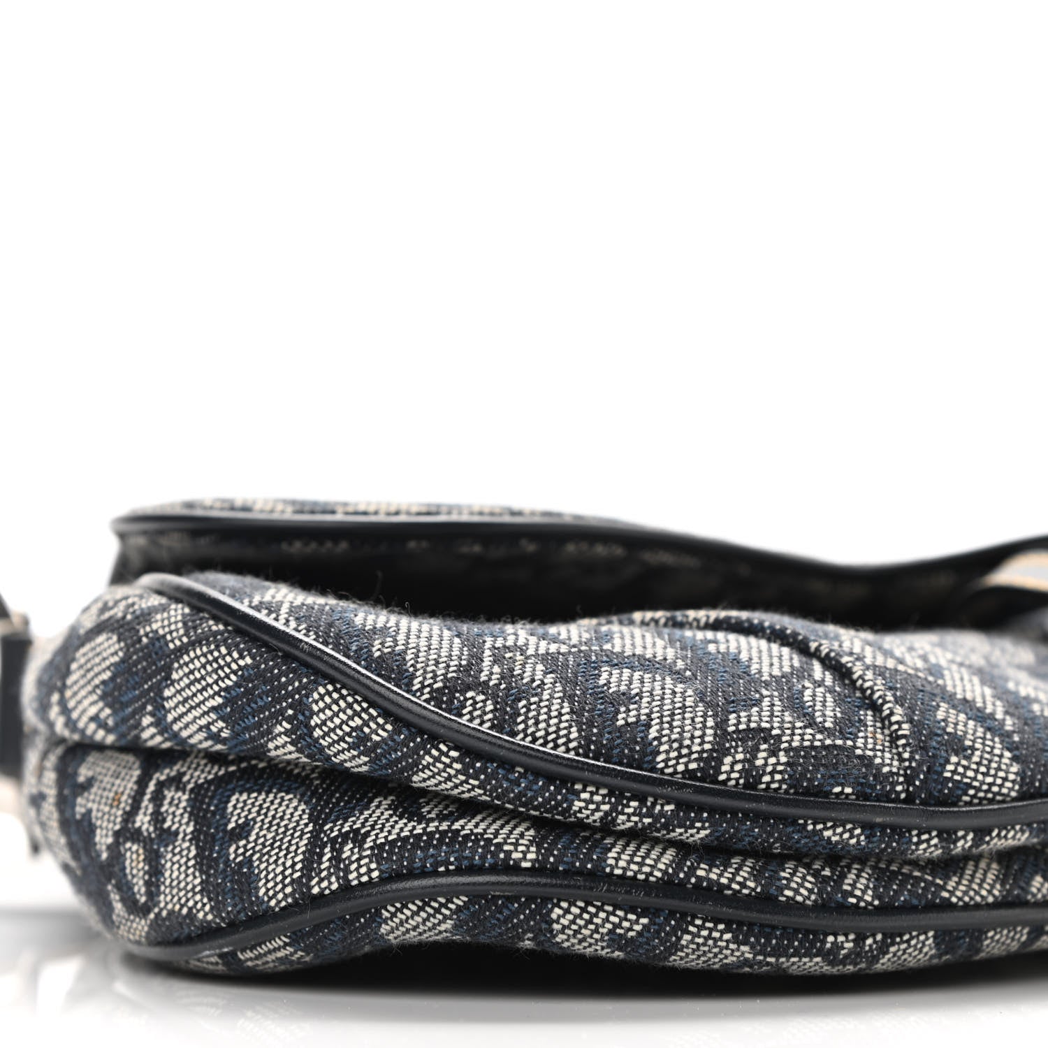 Christian Dior Monogram Saddle Bag Blue 10 of 11
