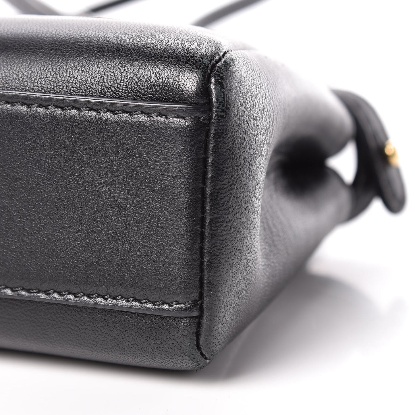 Nappa Micro Peekaboo Iconic Satchel Black