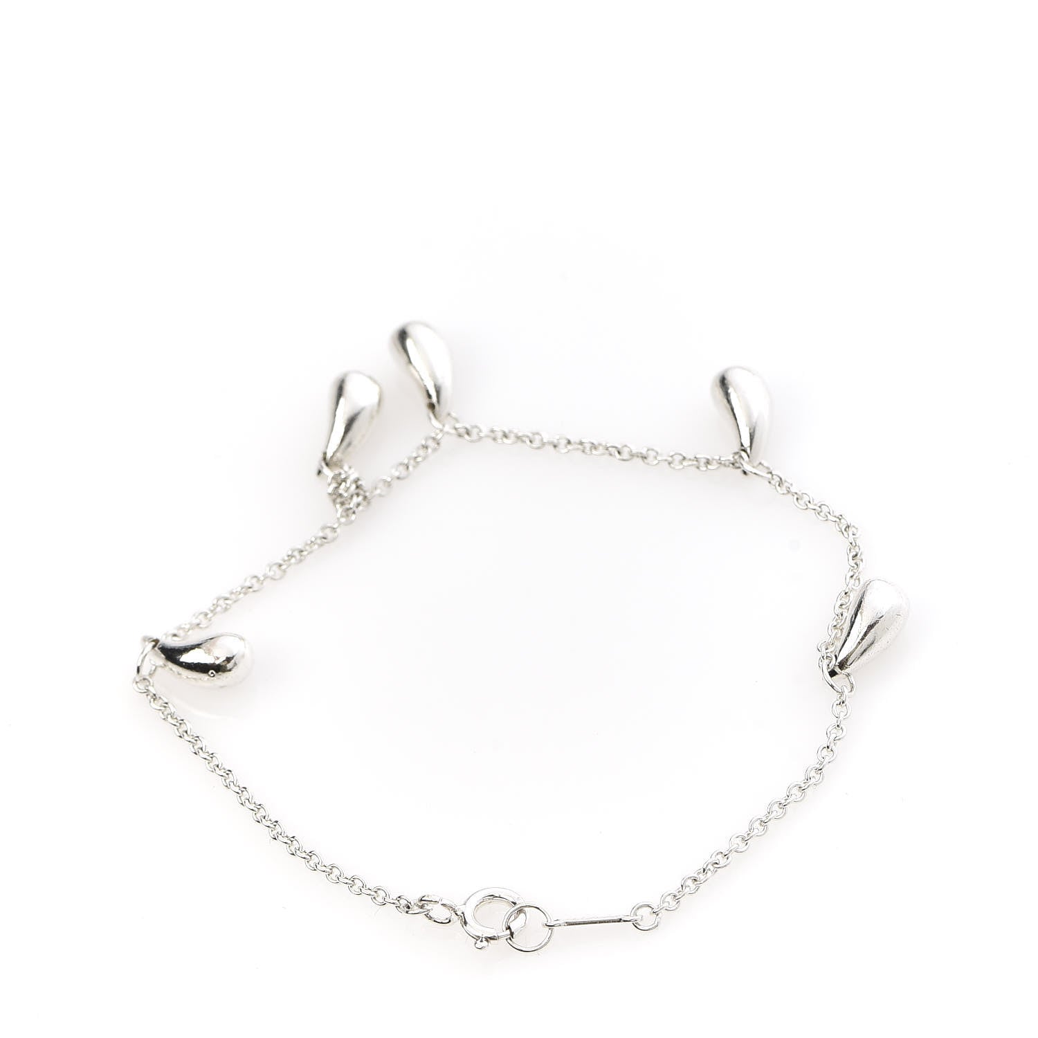 Tiffany Sterling Silver Elsa Peretti Teardrop Bracelet 576608
