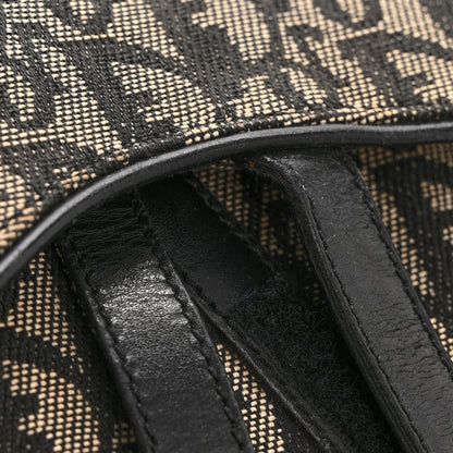 Christian Dior Monogram Saddle Bag Black 14 of 14