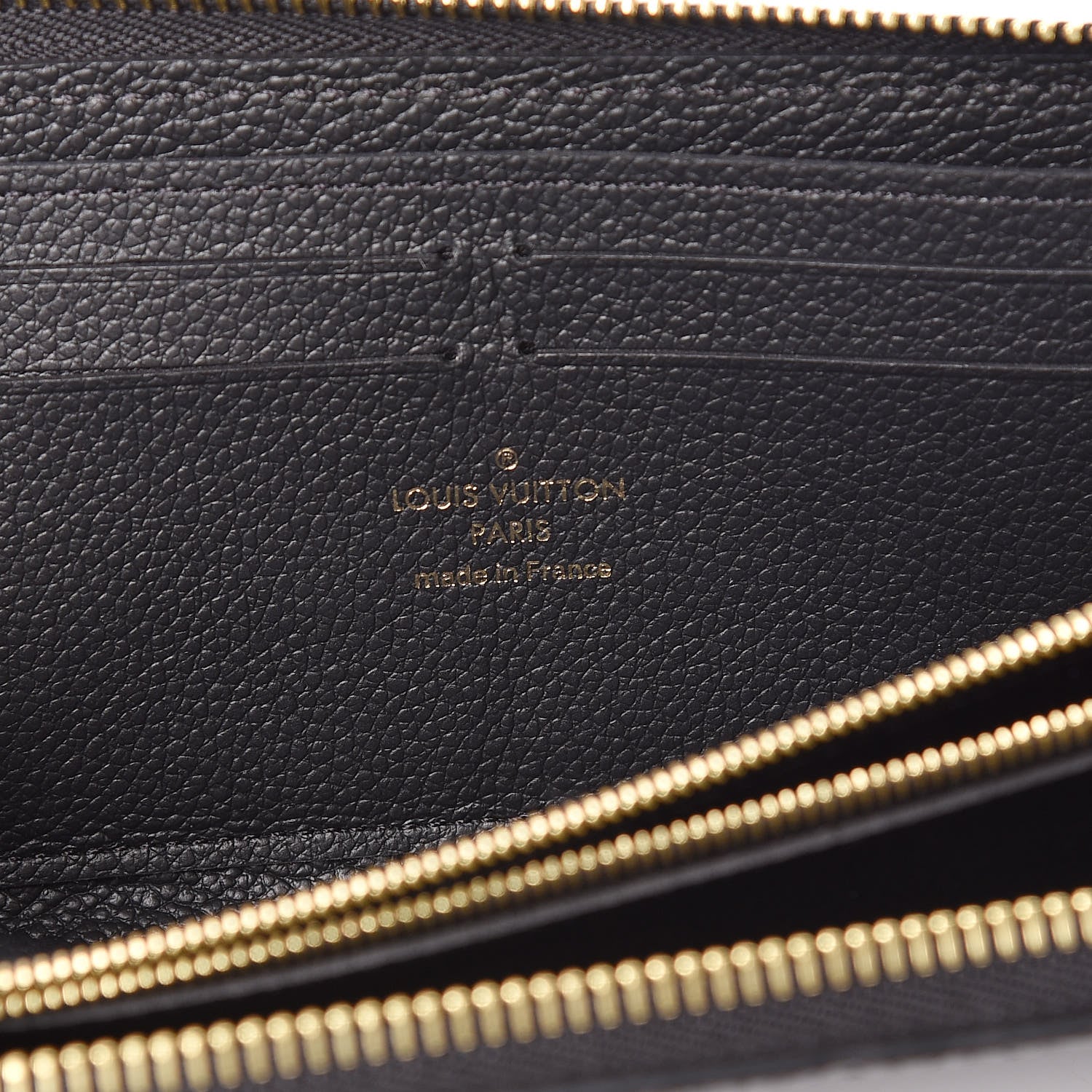 Louis Vuitton Empreinte Clemence Wallet Black 6 of 11