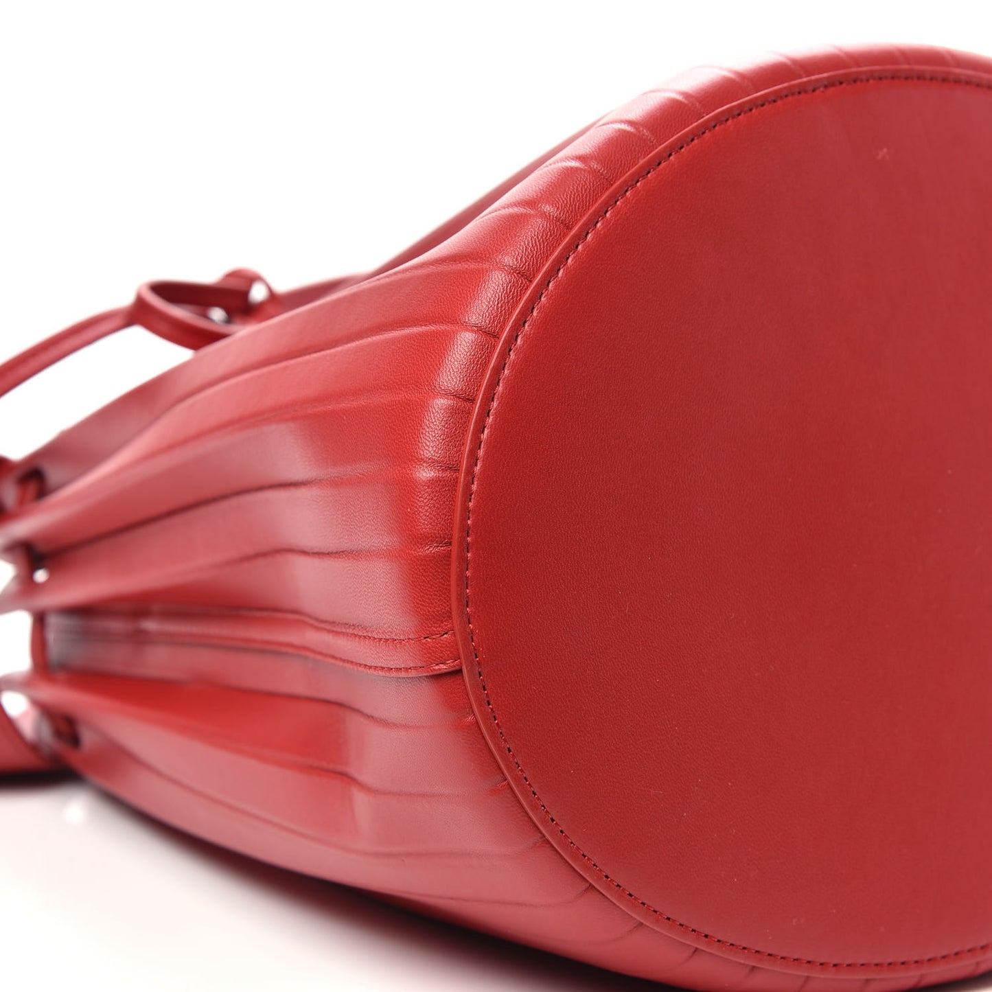 Pleated Bucket Bag Flamma