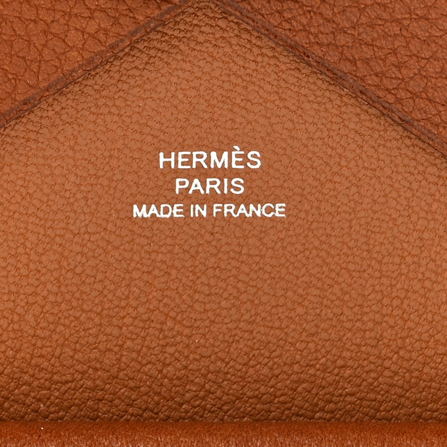 Hermes Barenia Faubourg Verso Calvi Duo Card Case Fauve 6 of 8