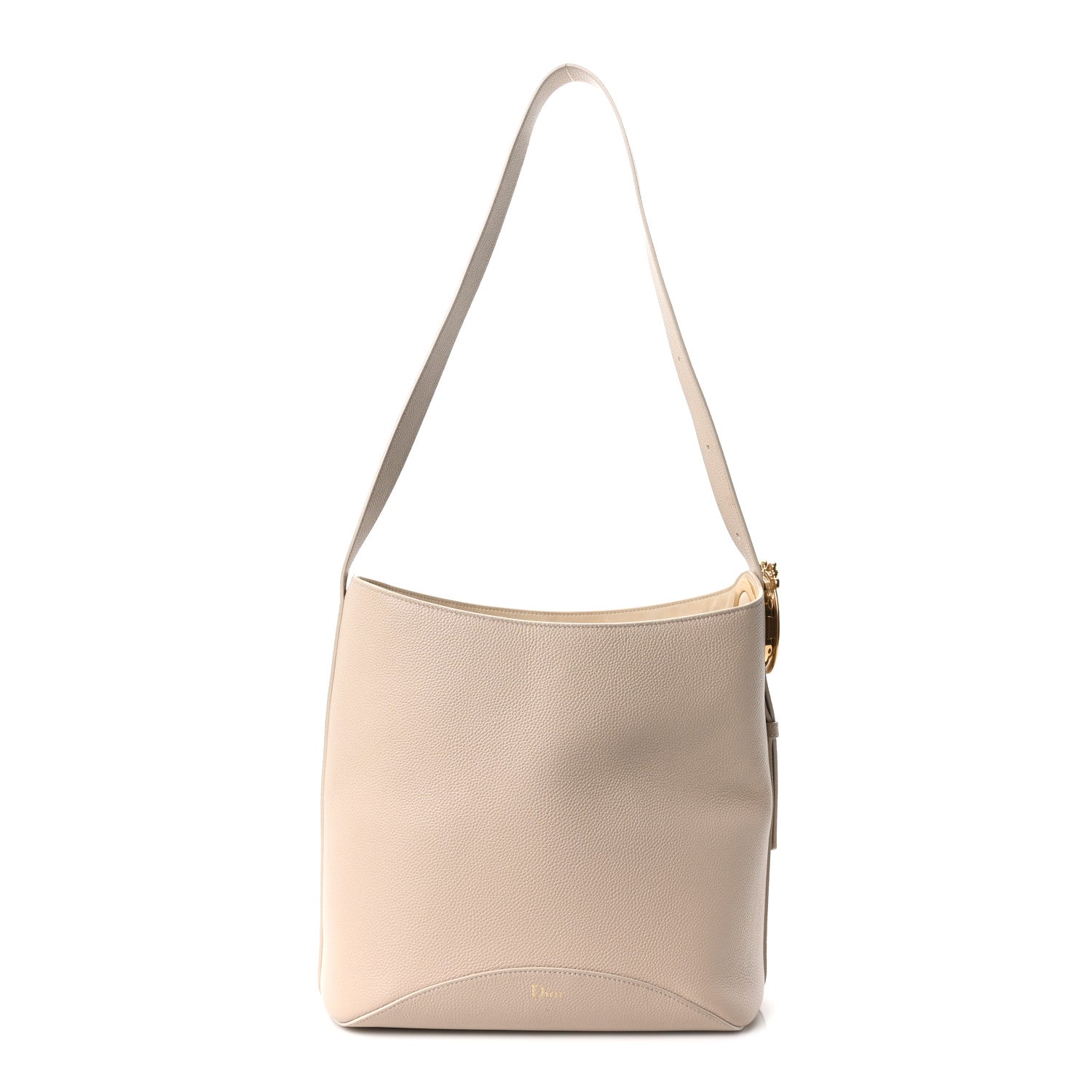 Christian Dior Grained Calfskin Medium Medaillon Bucket Bag  Trench 1 of 11