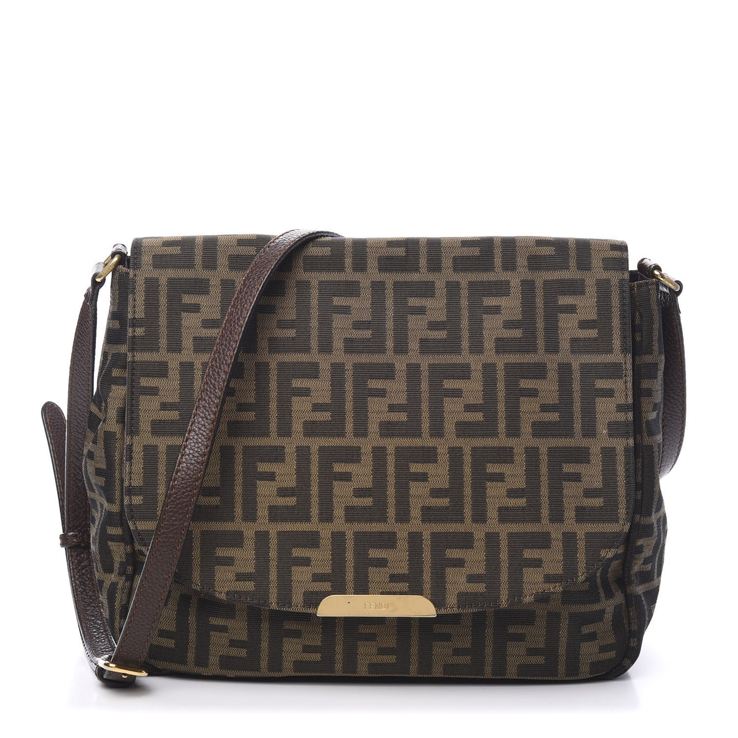 Zucca Vitello Artic Messenger Bag Tobacco Castagna