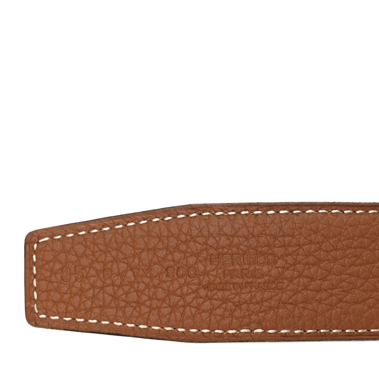 Hermes Box 135 Togo 32mm Au Carre H Belt 85 Black Gold 4 of 6