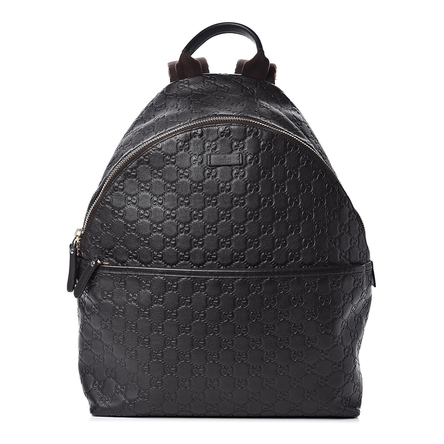 Guccissima Medium Classic Backpack Dark Brown