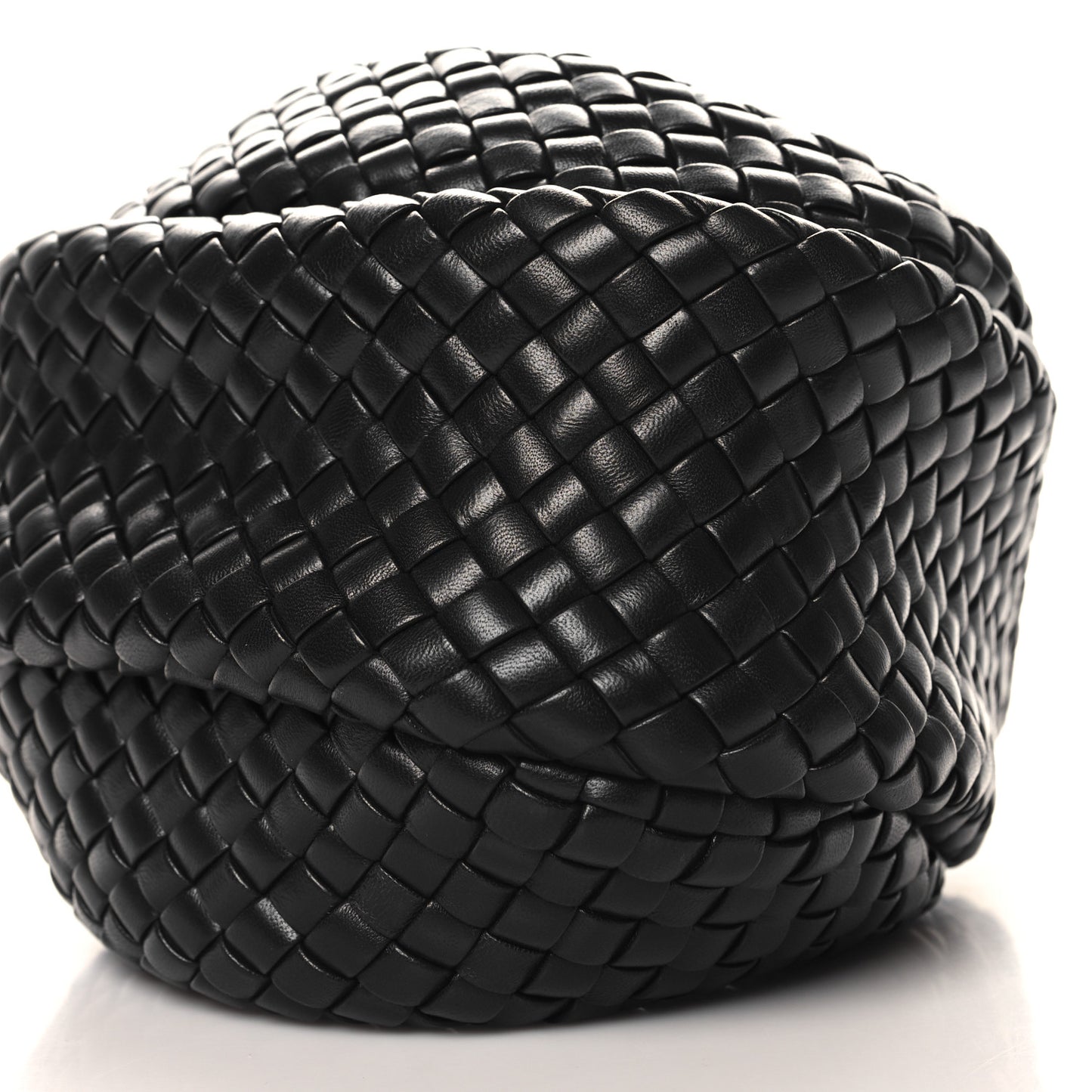 Lambskin Intrecciato Mini Padded Jodie Black