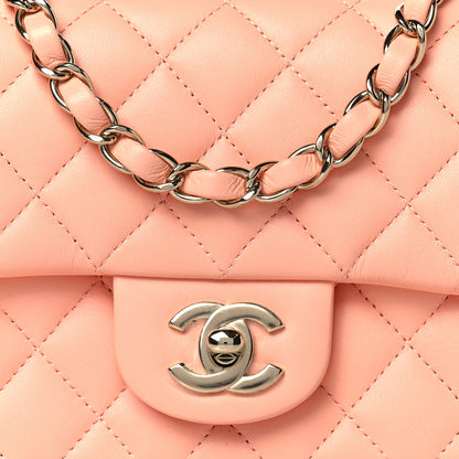 Chanel Lambskin Quilted Mini Square Flap Light Pink 8 of 11