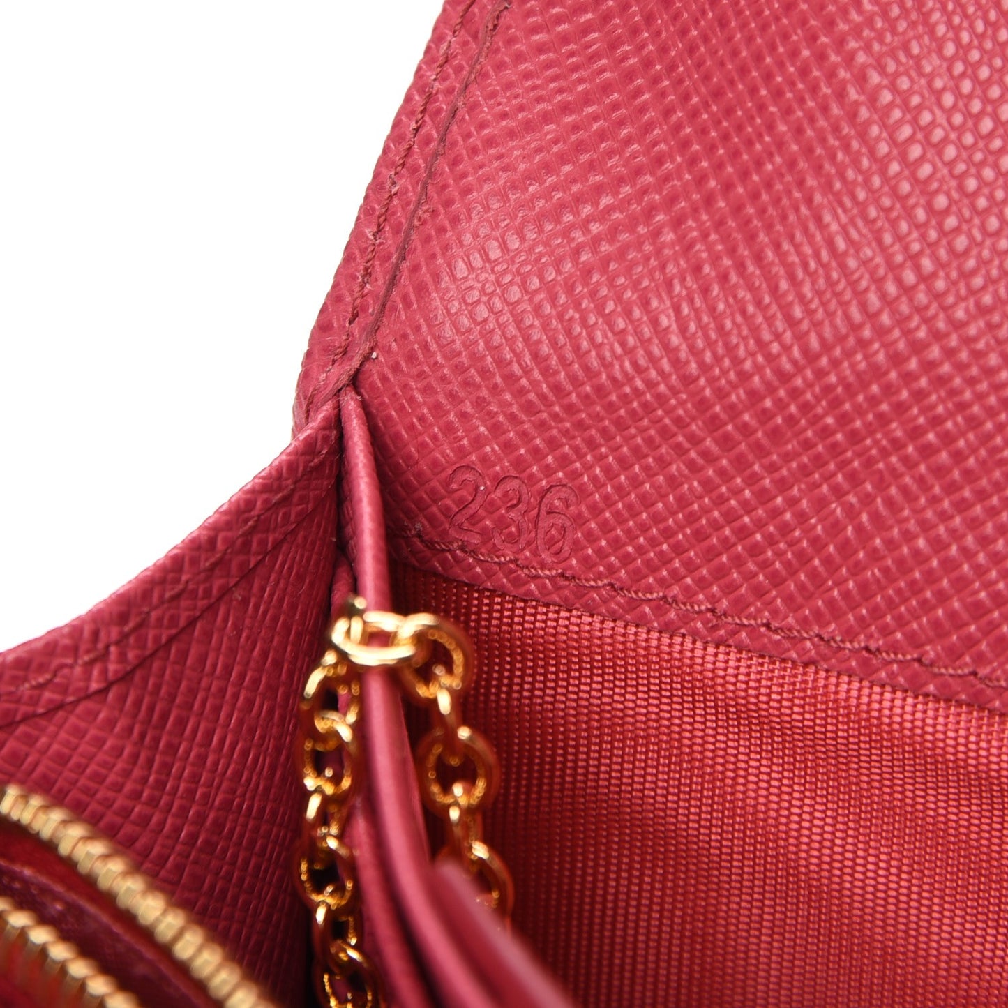 Saffiano Metal Continental Flap Wallet Peonia