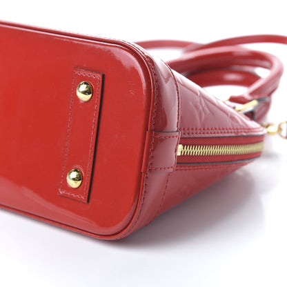 Louis Vuitton Vernis Alma BB Cherry 7 of 13