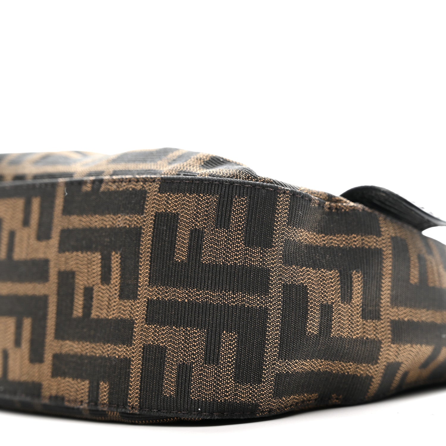 Fendi Zucca B Bis Flap Bag Tobacco Castagna 10 of 13