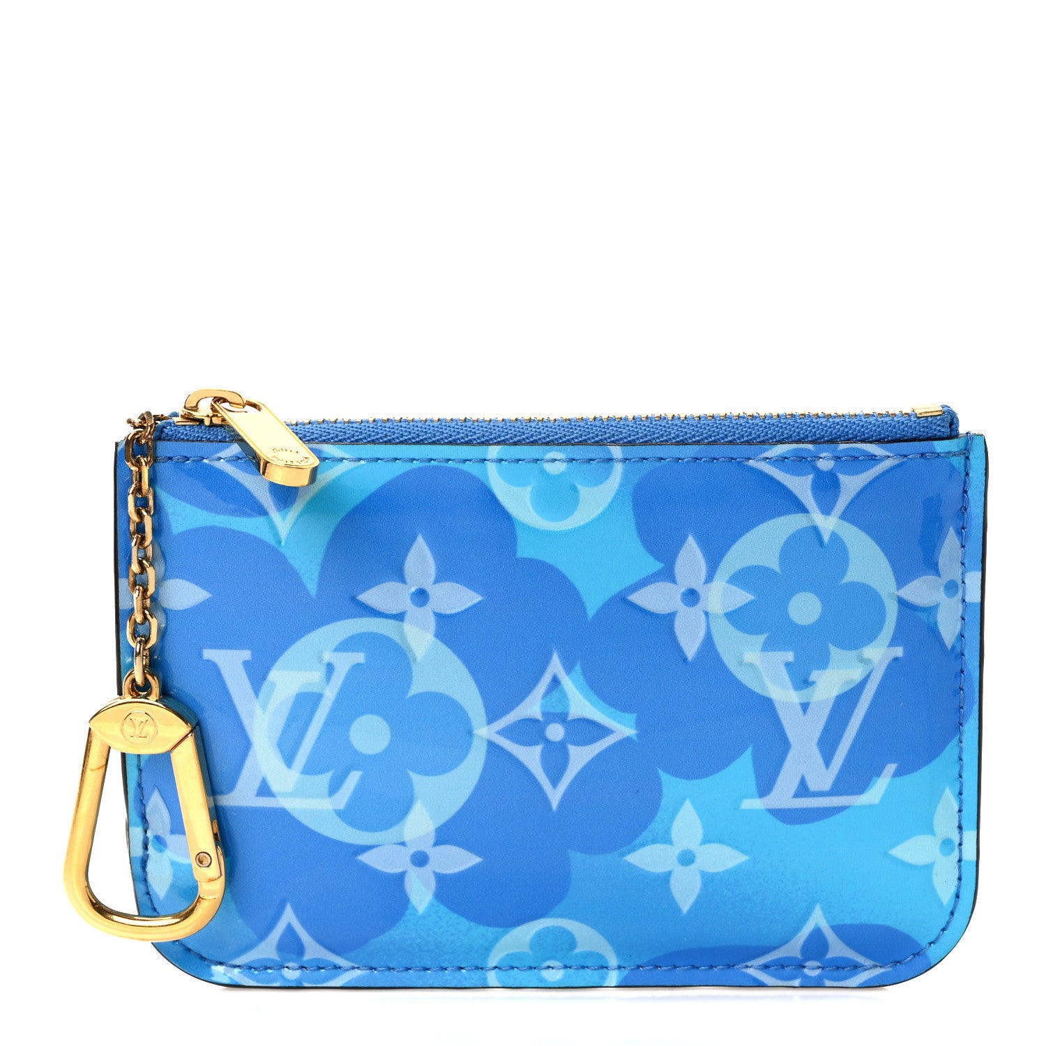 Louis Vuitton Vernis Valentine Key Pouch Light Blue 1 of 6