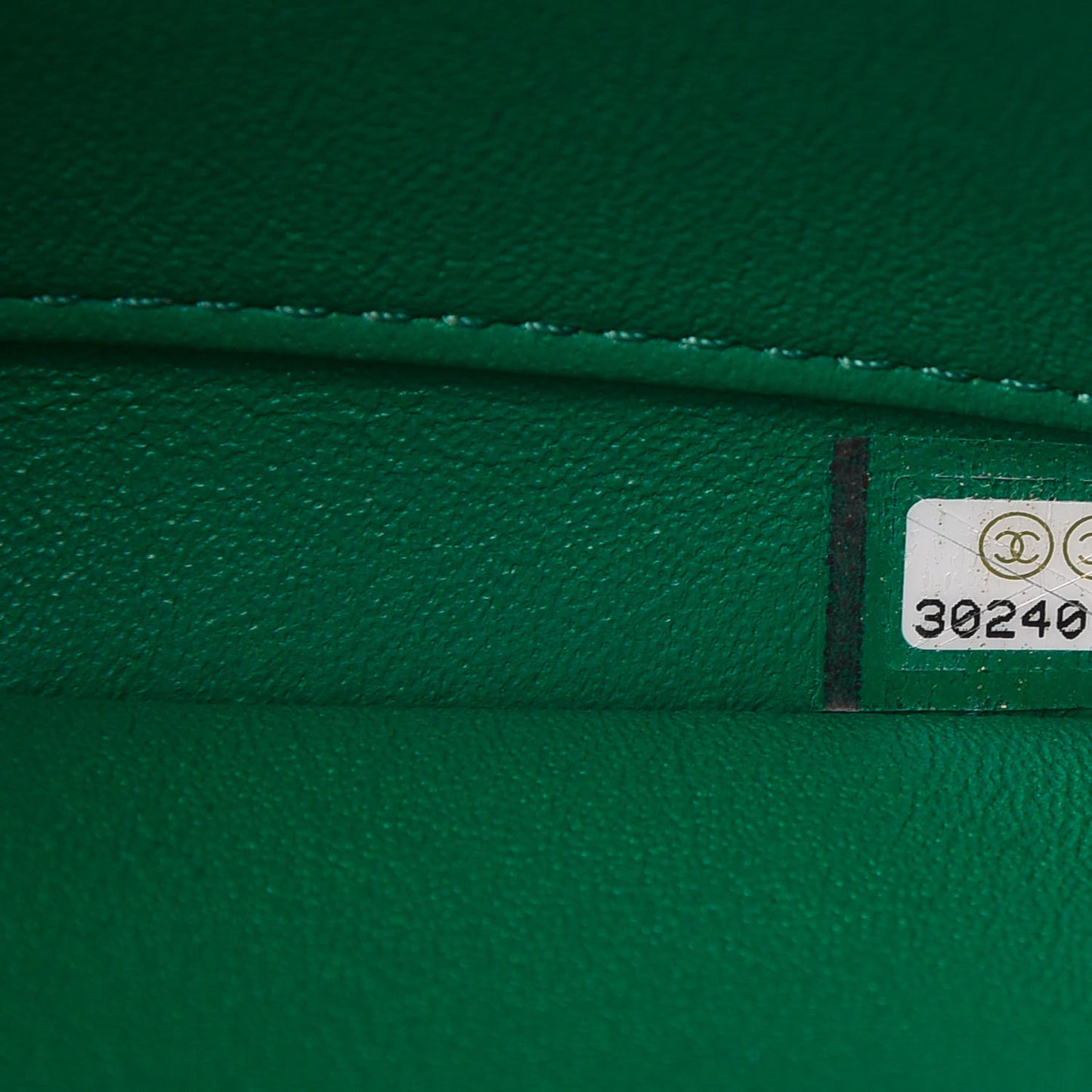 Lambskin Quilted Small Trendy CC Flap Dual Handle Bag Green