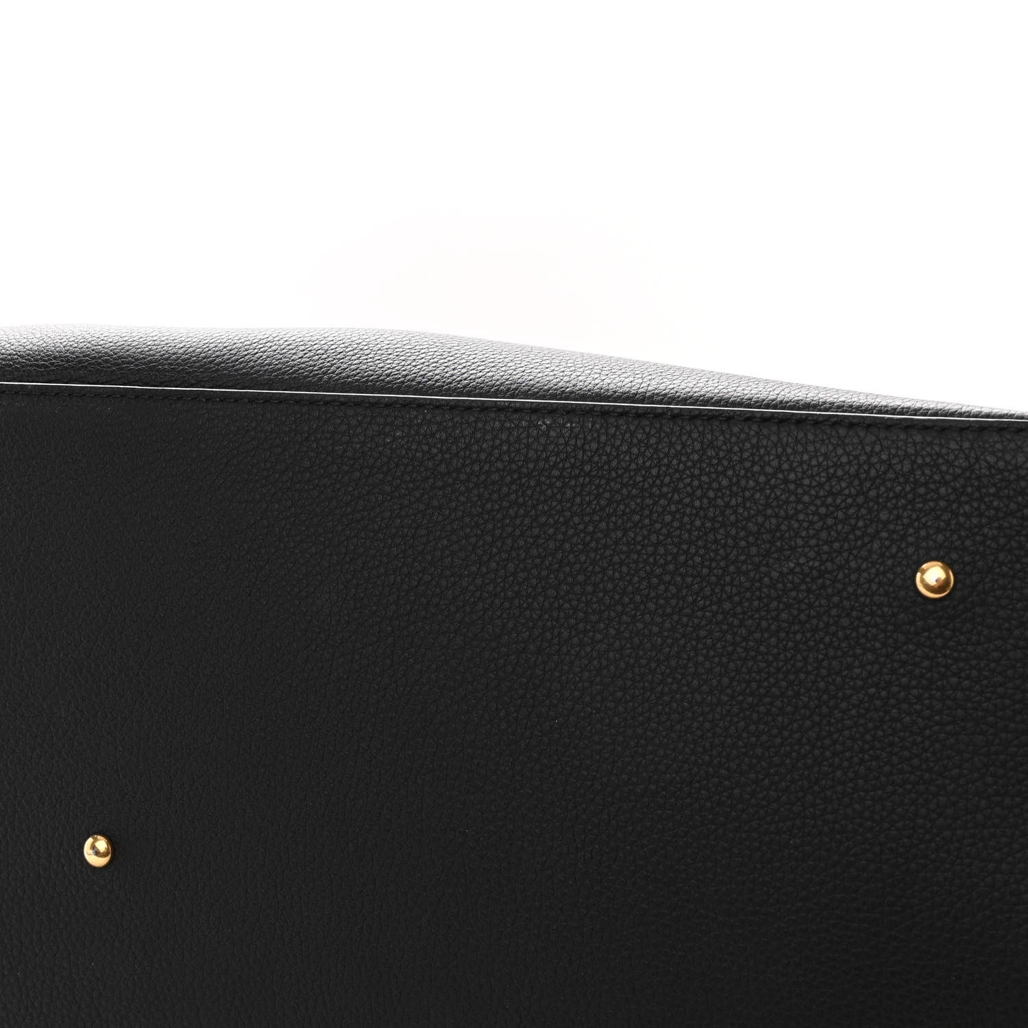 Valentino Garavani Grainy Calfskin Large VLogo Escape Shopper Black 10 of 10