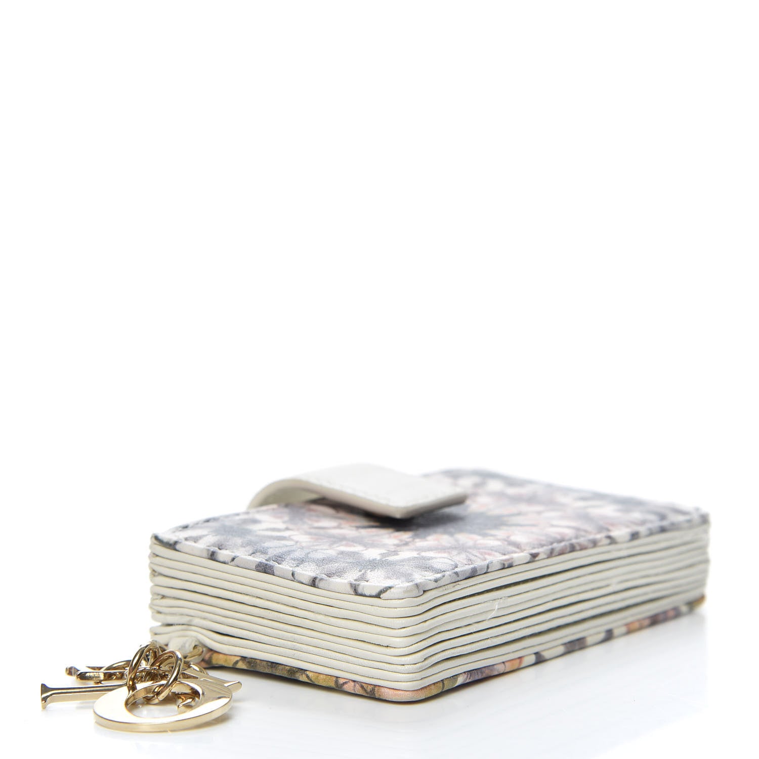 Christian Dior Calfskin Printed KaleiDiorscopic Lady Dior 5-Gusset Card Holder Multicolor 4 of 7