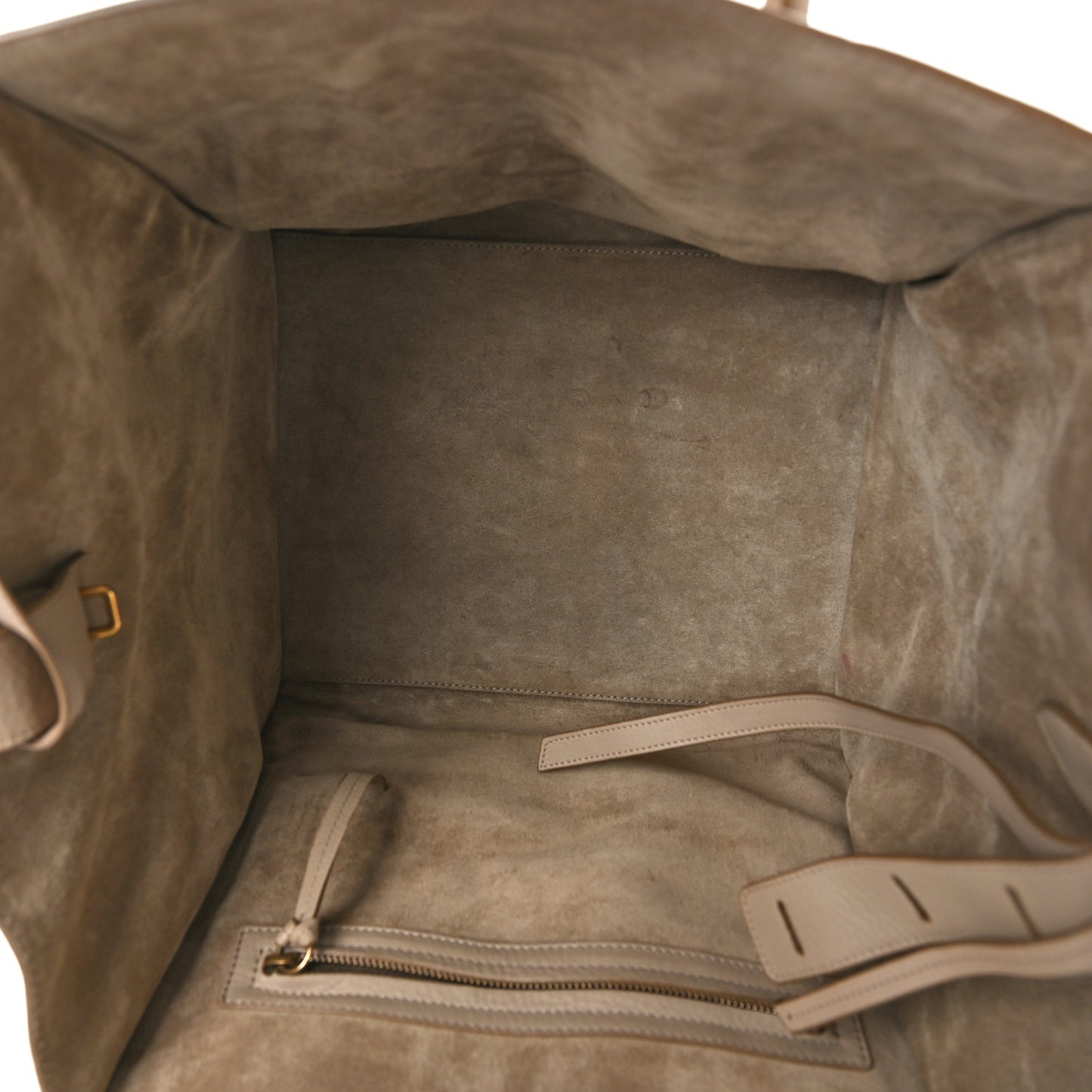 Smooth Calfskin Medium Phantom Luggage Taupe