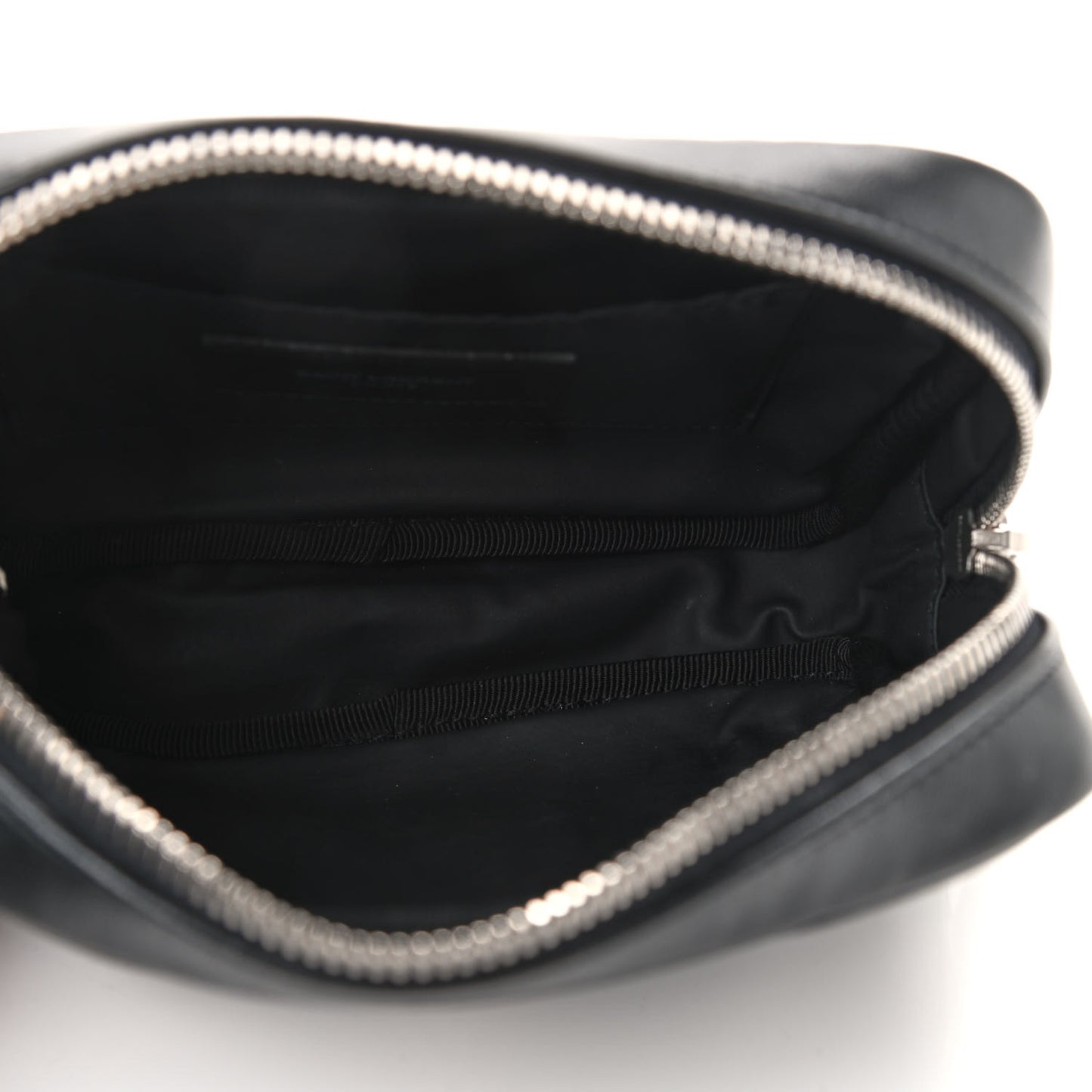 Lambskin Y Quilted Monogram Loulou Cosmetic Case Black