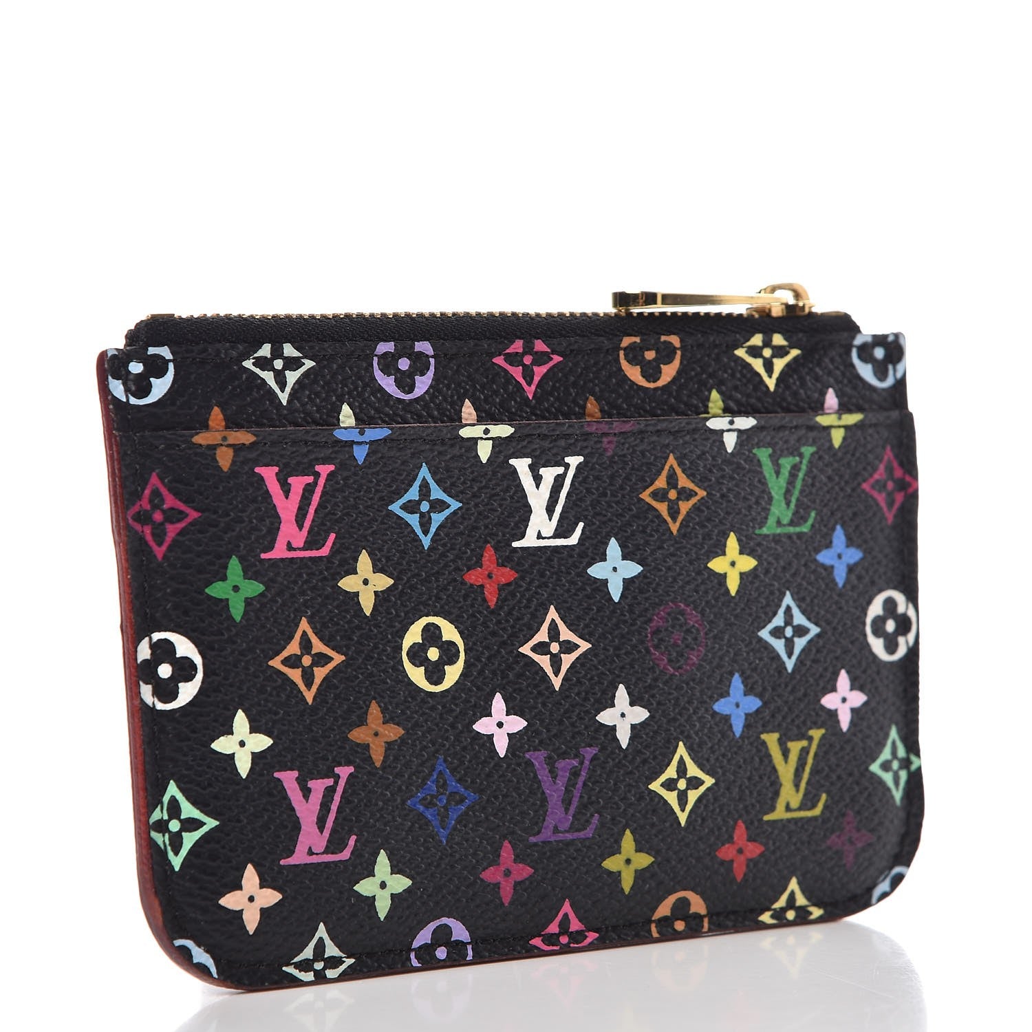 Louis Vuitton Monogram Multicolor Key Pouch Black Grenade 3 of 7