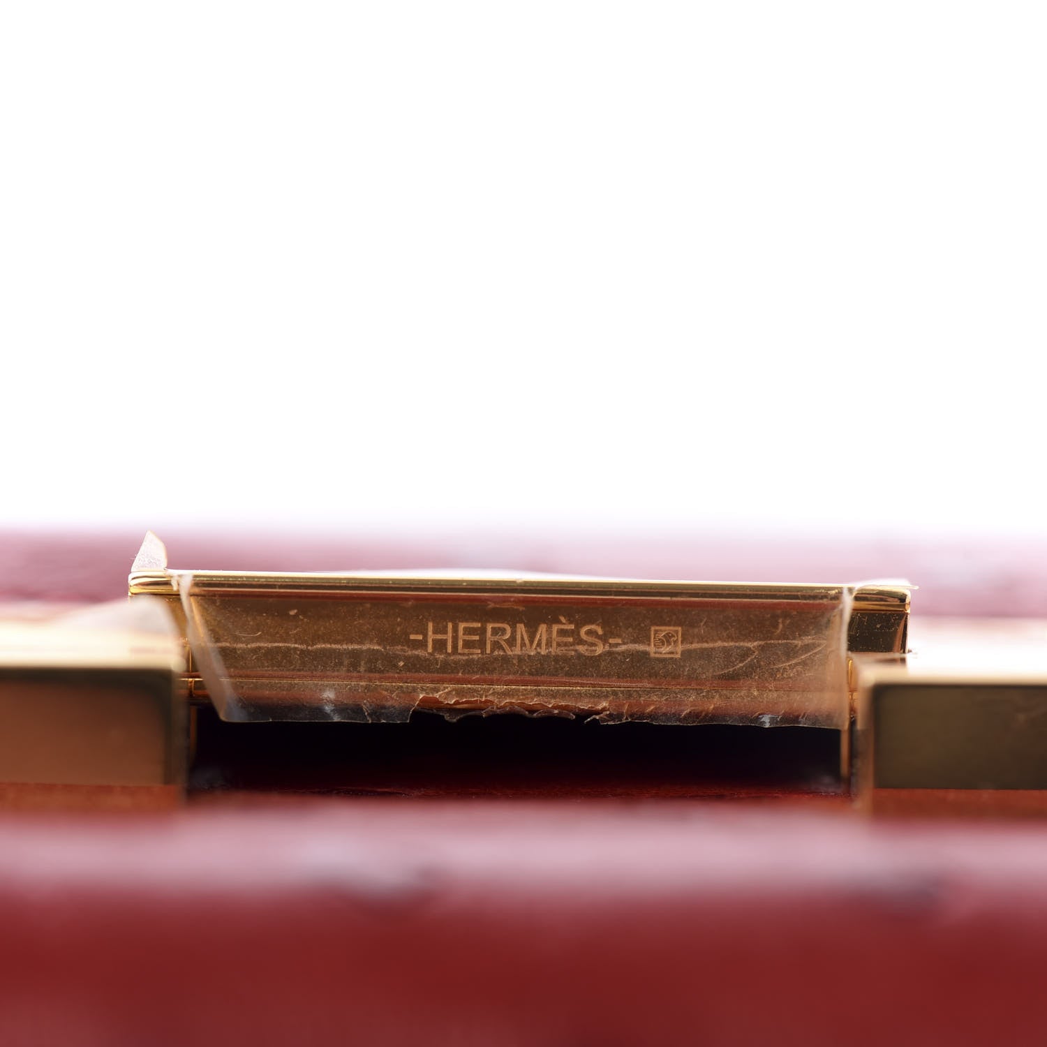 Hermes Ostrich Constance Short Wallet Rouge Vif 7 of 7