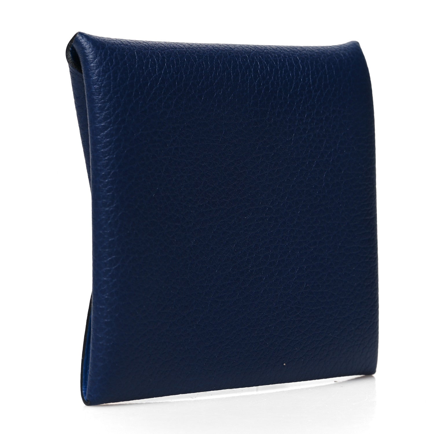 Hermes Evercolor Bastia Verso Coin Purse Bleu Saphir Bleu France 3 of 10