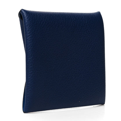 Hermes Evercolor Bastia Verso Coin Purse Bleu Saphir Bleu France 3 of 10